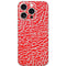 Elephant Print Red iPhone 16 Pro Skin